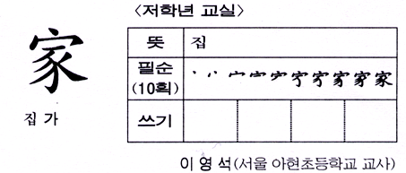 [한자교실/저학년]家(집 가)