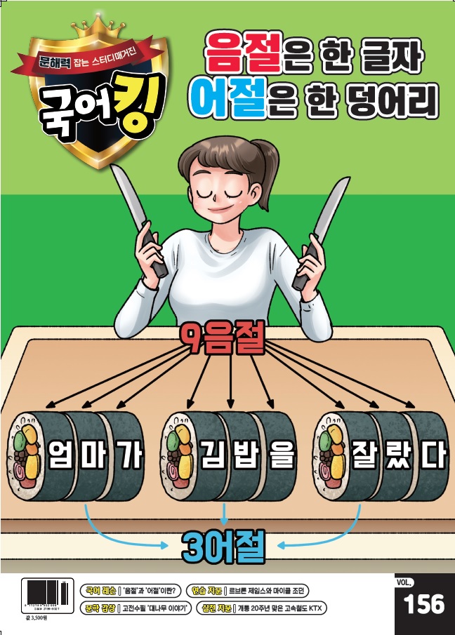 ‘음절’과 ‘어절’이란?